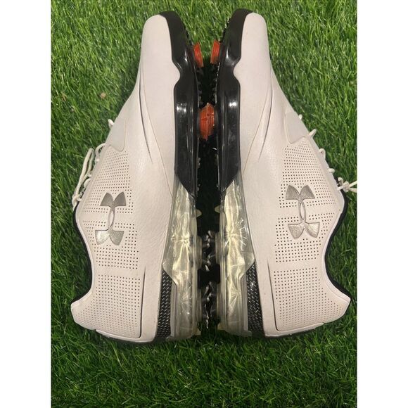 Under Armour Tour Tips Mens Size 11 white Spikeless Golf Shoe 1288575-102 - Picture 9 of 15